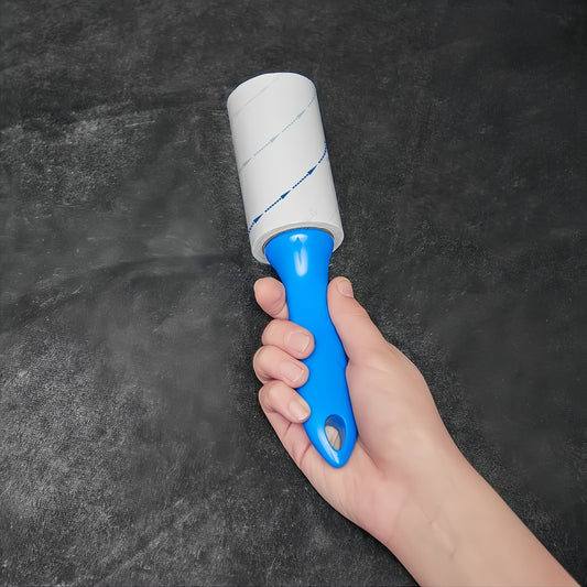 Extra Sticky Lint Roller For Pet Hair Removal - 3 Handles Included, Perfect For Clothes, Furniture, And Carpets - Spring Cleaning Essential For Pet Owners