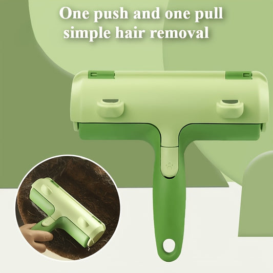 A Roller That Is Convenient For Cleaning Pet Hair, Reusable Self-cleaning Base, Nylon Fiber For Sofas, Furniture, Car Seats, Plastic Material, No Batteries Required, Suitable For Halloween And Christmas Gifts For Pets